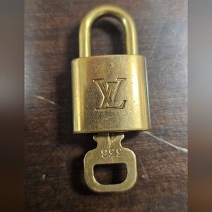 Louis Vuitton Brass Padlock with Key